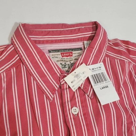Levi's Other - Vintage Levi Strauss Striped Button Front Shirt